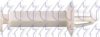 OPEL 2340950 Clip, trim/protective strip